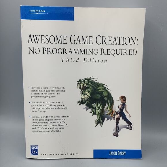 Awesome Game Creation: No Programming Required 3rd Edition With CD ROM - Picture 1 of 16